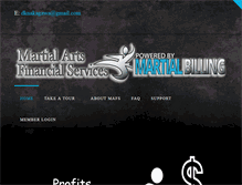 Tablet Screenshot of martialartsfinancial.com